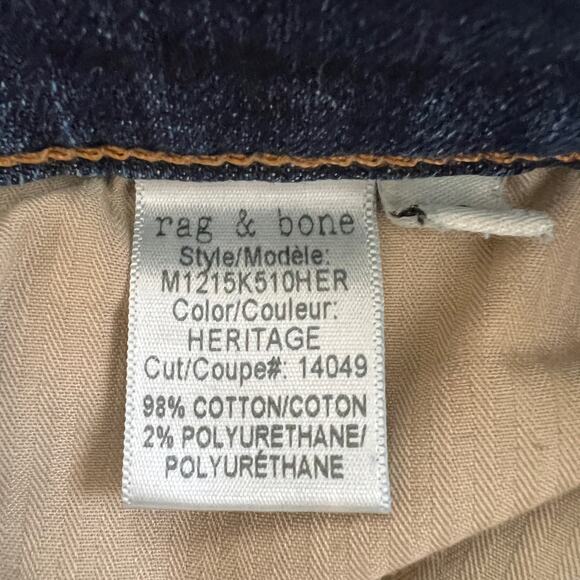 Rag & Bone STANDARD ISSUE Slim Straight Leg Jeans Size 30 / Fit 3 - Athletic - Picture 9 of 15